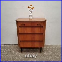 Retro chest of drawers Homeworthy Mid century vintage Bee hive Scandi DELIVERY