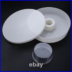 Reusable Plastic Bee Water Feeder for Hive Entrance 5Pcs White Beekeeper Tool