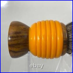 Rudy Vey Custom Beehive Shave Brush with28mm Shavemac D01 2 band knot (Pre-Owned)