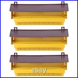 Set of 3 Bee Feeder for Hive Feeding Equipment Beekeeping Device Set of 3 Bee Feeder for Hive Feeding Equipment Beekeeping Device