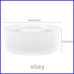 Set of 6 Reusable Plastic Bee Feeders for Hive Entrance White