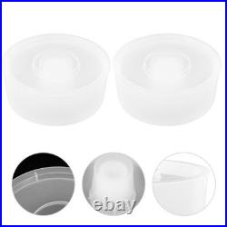 Set of 6 Reusable Plastic Bee Feeders for Hive Entrance White