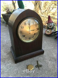 Seth Thomas #14 (5) Bell Sonora Beehive Chime Clock New Leather Hammers Tested