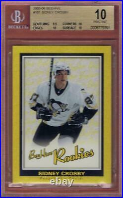Sidney Crosby Pristine Rookie 2005-06 Upper Beehive #101 Bgs 10 Ud Rc 05-06