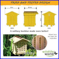 Solitary Bee Hive, Tried and Tested. Comes with cleaning brush