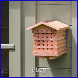 Solitary Bee Hive Wooden Habitat for Garden Pollination and Education Solitary Bee Hive Wooden Habitat for Garden Pollination and Education