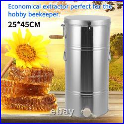 Stainless Steel 2 Frames Beehive Honey Extractor Honey Centrifuge Extraction UK