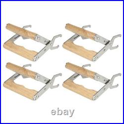 Stainless Steel Beekeeping Frame Grip Tool Wood Handle Durable Hive Frame Lifter