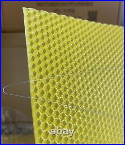 Standard Brood Wired Wax Foundation Sheets, BS National Beehive, fits DN4 frames