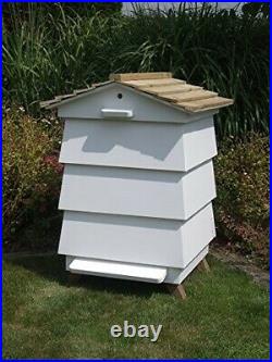 Storage Unit in the style of a traditional beehive white gloss painted