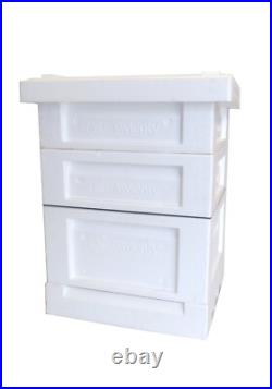 Swienty National Poly Hive Complete with 2 Supers Flat Pack Beehive Polystyrene