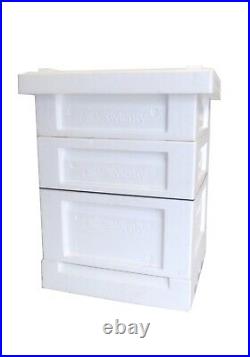 Swienty National Poly Hive Complete with 2 Supers Flat Pack Beehive Polystyrene