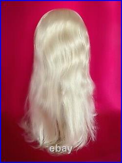 Swinging 60s BIG BEEHIVE Wig Bangs Custom Drag Queen Platinum Blonde ALL COLORS