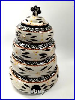 TEMPTATIONS by TARAOld World Bee Hive4 Stacked BowlsServewareBakewareXLNT