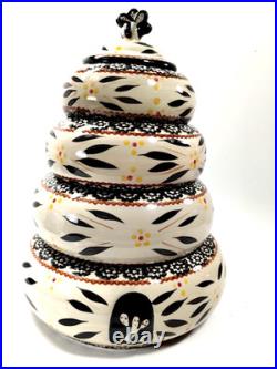 TEMPTATIONS by TARAOld World Bee Hive4 Stacked BowlsServewareBakewareXLNT