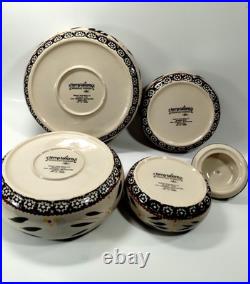 TEMPTATIONS by TARAOld World Bee Hive4 Stacked BowlsServewareBakewareXLNT