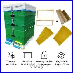Technoset Langstroth plastic Thermal insulated beehive Kit + Frames & Foundation