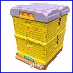 Thermo Hive Langstroth Full Beehive Insulated Plastic Yellow FULLY ASSEMBLED