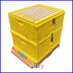 Thermo Hive Langstroth Full Beehive Insulated Plastic Yellow FULLY ASSEMBLED