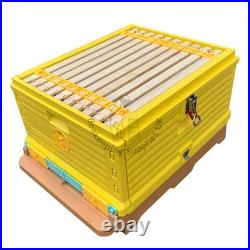 Thermo Hive Langstroth Full Beehive Insulated Plastic Yellow FULLY ASSEMBLED