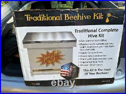 Traditional Complete Bee Hive Kit Bee Hive Honey Bees New In Box Langstroth