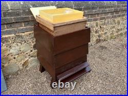 Traditional WBC Cedar Wood Beehive Full Hive, Freshly cleaned and painted. VGC
