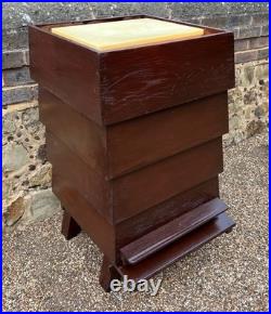 Traditional WBC Cedar Wood Beehive Full Hive, Freshly cleaned and painted. VGC