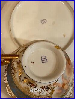 Two 1900s Ackermann & Fritze Royal Vienna Beehive Porcelain Sets