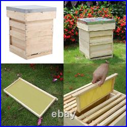 UK National Bee Hive Box Brood Wooden Bee Hive Frames and Foundation Beekeeping
