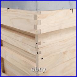 UK National Bee Hive Supply Brood Box Beekeeper Beekeeping Wooden Beehive Kit UK National Bee Hive Supply Brood Box Beekeeper Beekeeping Wooden Beehive Kit