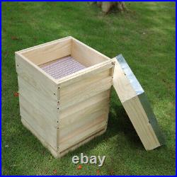 UK National Bee Hive Supply Brood Box Beekeeper Beekeeping Wooden Beehive Kit