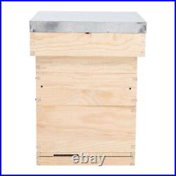 UK National Bee Hive Supply Brood Box Beekeeper Beekeeping Wooden Beehive Kits