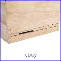 UK National Beehive Wooden Kit Foundation Frames Wooden Bee Hive Beekeeping Box
