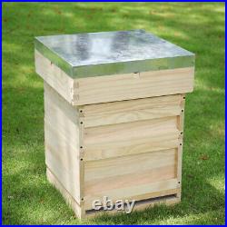 UK National Wooden Bee Hive Supply Brood Box Beekeeper Beekeeping Beehive Kit