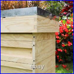 UK National Wooden Bee Hive Supply Brood Box Beekeeper Beekeeping Beehive Kit