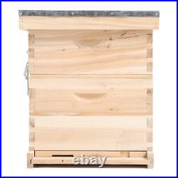 UK National Wooden Bee Hive Supply Brood Box Beekeeper Beekeeping Beehive Kit