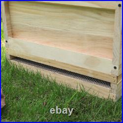 UK National Wooden Bee Hive Supply Brood Box Beekeeper Beekeeping Beehive Kit