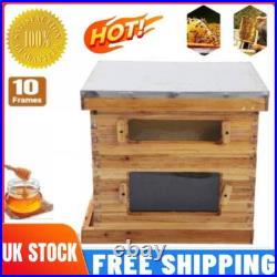 UK Wooden National Bee Hive Supply Brood Box Beekeeper Beekeeping Beehive Kit