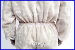 Unisex 3Layer Beekeeping Ultra Ventilated Pilot Veil Bee Suit. FREE GLOVES. M