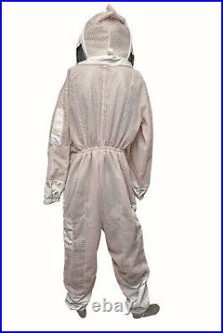 Unisex 3Layer Beekeeping Ultra Ventilated Pilot Veil Bee Suit Xmas Gift. 4XL