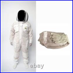 Unisex 3Layer Beekeeping Ultra Ventilated Pilot Veil Suit. FREE GLOVES. 3XL