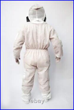 Unisex 3Layer Beekeeping Ultra Ventilated Pilot Veil Suit. FREE GLOVES. 3XL