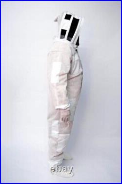 Unisex 3Layer Beekeeping Ultra Ventilated Pilot Veil Suit. FREE GLOVES. 3XL