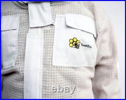 Unisex 3Layer Beekeeping Ultra Ventilated Pilot Veil Suit. FREE GLOVES. 3XL