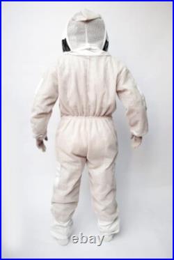 Unisex 3Layer Beekeeping Ultra Ventilated Pilot Veil Suit. FREE GLOVES. X LARGE