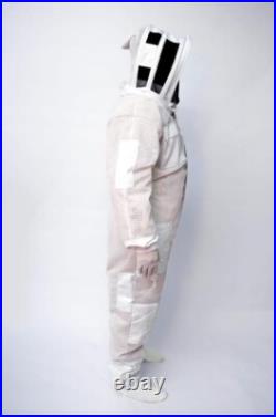 Unisex 3Layer Beekeeping Ultra Ventilated Pilot Veil Suit. FREE GLOVES. X LARGE