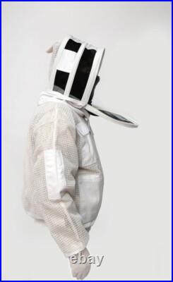 Unisex 3Layer Beekeeping Ultra Ventilated Pilot Veil Suit. FREE GLOVES. X LARGE