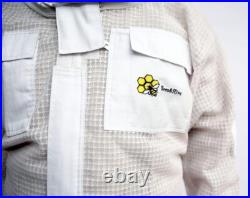 Unisex 3Layer Beekeeping Ultra Ventilated Pilot Veil Suit. FREE GLOVES. X LARGE
