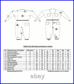 Unisex 3Layer Beekeeping Ultra Ventilated Pilot Veil Suit. FREE GLOVES. X LARGE