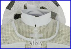 Unisex 3Layer Beekeeping Ultra Ventilated Round Veil Bee Suit. FREE GLOVES. 3XL